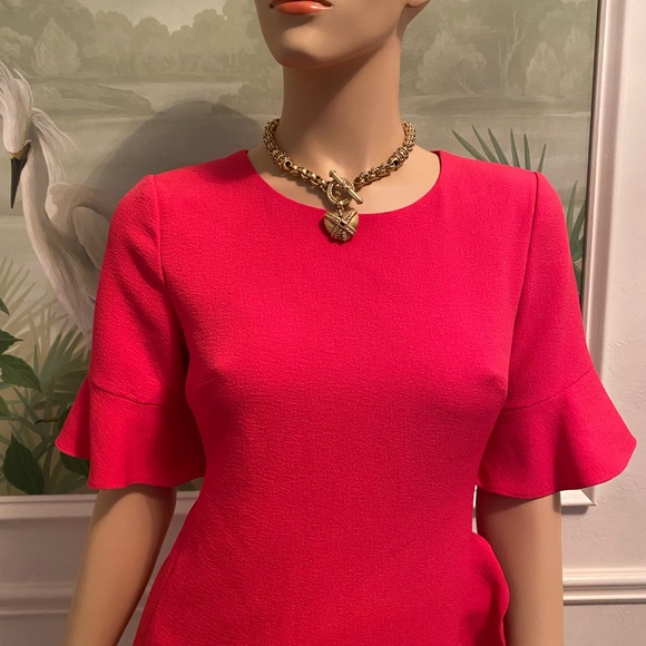 KARL LAGERFELD. Crêpe ruffled dress great condition - Picture 5 of 6